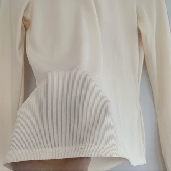 Ribbed sweater size S turtleneck H&M off white Woman - Picture 9 of 12